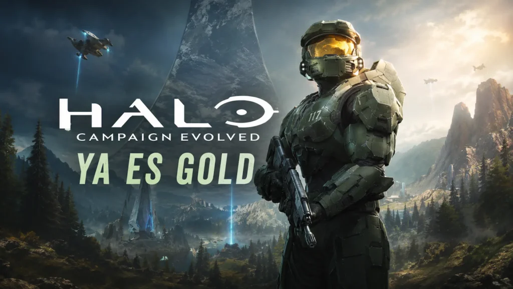 Master Chief en Halo Campaign Evolved tras confirmarse que el remake ya es Gold.