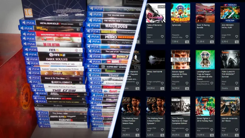 juegos en físico de PlayStation