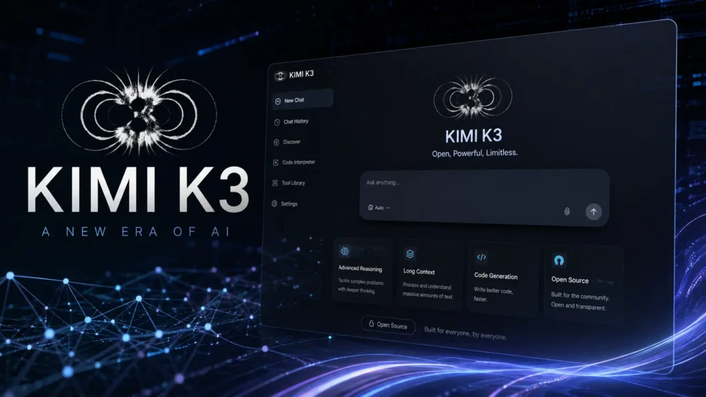 Kimi K3 es el nuevo modelo de inteligencia artificial de Moonshot AI.