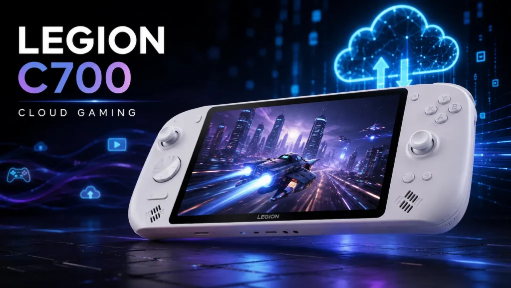 Lenovo Legion C700, la nueva consola portátil diseñada para cloud gaming.