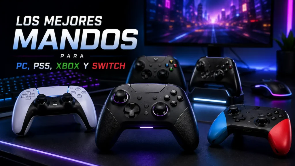 Los mejores mandos para PC, PlayStation 5, Xbox y Nintendo Switch.