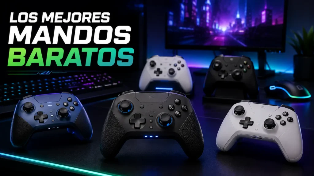 Los mejores mandos baratos para PC, PlayStation 5, Xbox y Nintendo Switch.