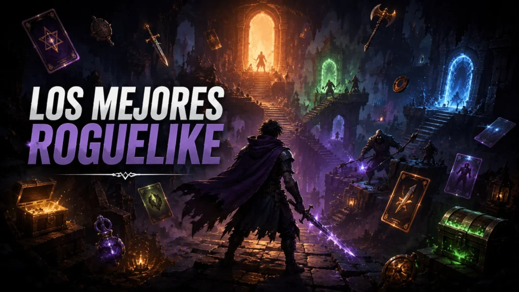 Comparativa con los mejores roguelike y roguelite para PC, PlayStation, Xbox y Nintendo Switch.