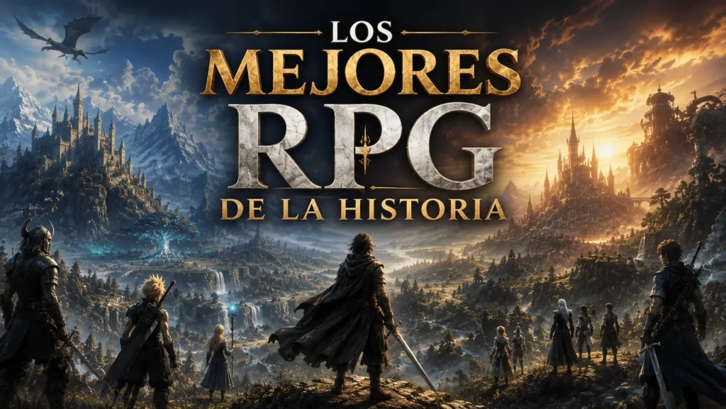 Los mejores RPG de la historia para PC, PlayStation, Xbox y Nintendo Switch.