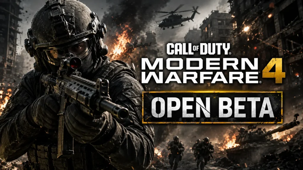 La beta abierta de Call of Duty Modern Warfare 4 llegará también a Nintendo Switch 2.