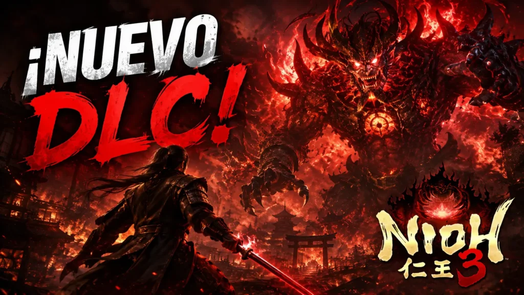Hell Rising será el primer DLC de Nioh 3 y llegará el 19 de agosto con nuevas armas y desafíos.