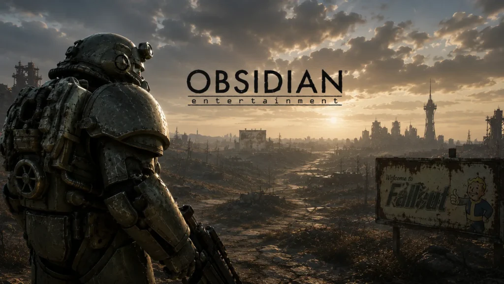 Imagen conceptual sobre el posible desarrollo de un nuevo Fallout por parte de Obsidian Entertainment.