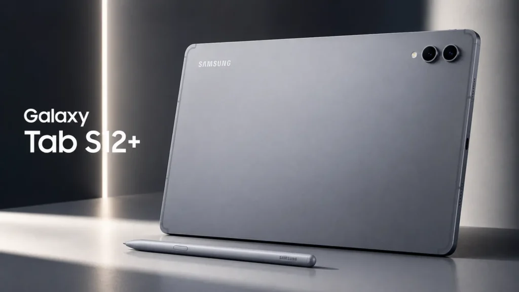 Samsung Galaxy Tab S12+ se deja ver por primera vez en imágenes reales antes de su presentación
