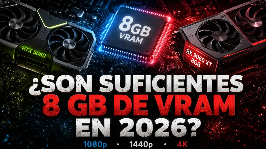son suficientes 8gb de vram en 2026?