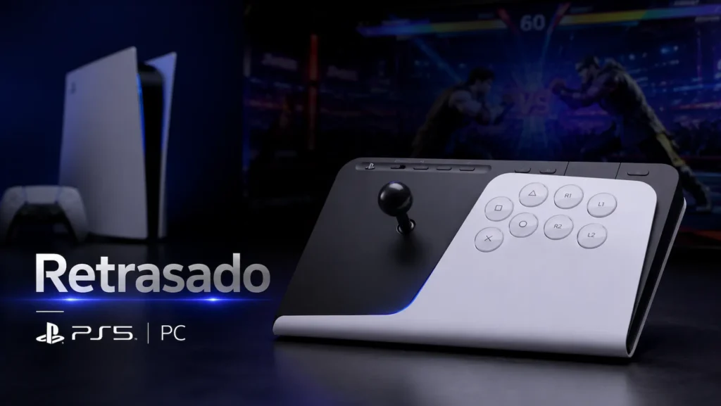 Mando PlayStation FlexStrike cuyo lanzamiento ha sido retrasado de forma indefinida para PS5 y PC.