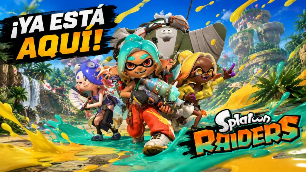 Splatoon Raiders ya está disponible en Nintendo Switch 2 con una gran acogida por parte de la crítica.