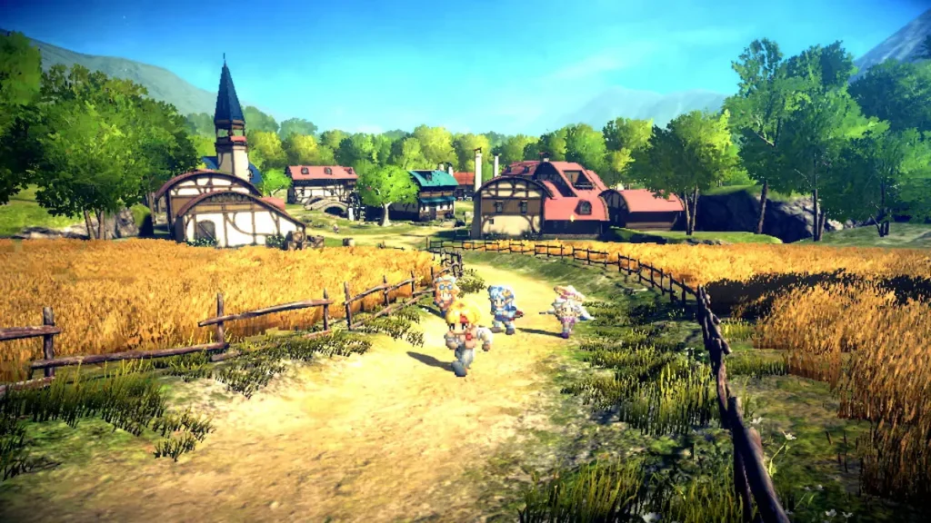 Escenario de Star Ocean The Second Story R en la versión para Nintendo Switch 2.