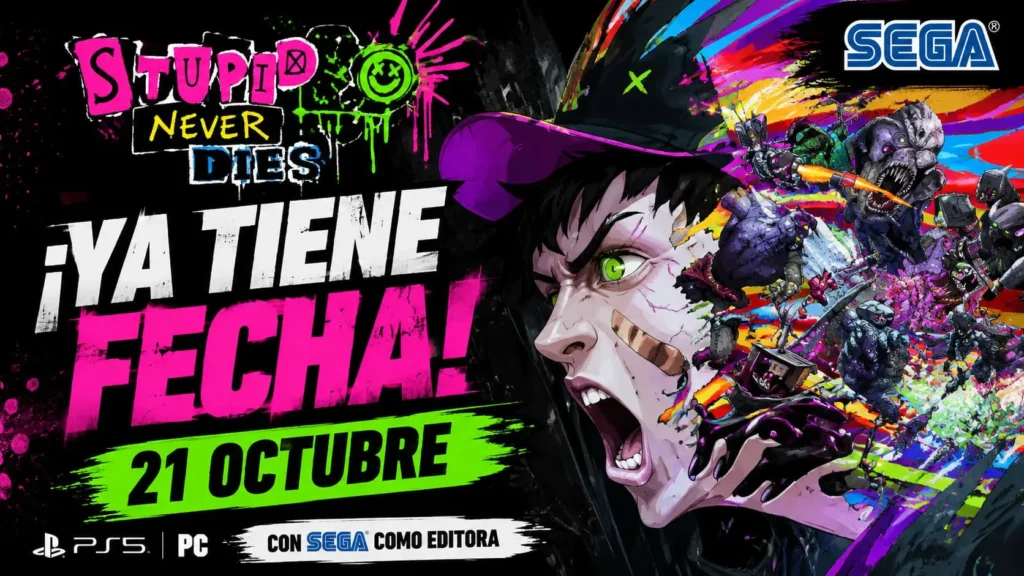 Stupid Never Dies llegará a PS5 y PC el 21 de octubre con SEGA como editora.