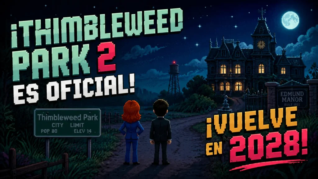 Thimbleweed Park 2 ha sido anunciado oficialmente y llegará en 2028.