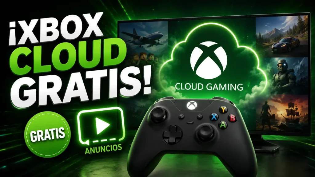 Microsoft prueba un Xbox Cloud Gaming gratuito con anuncios y sesiones de una hora.
