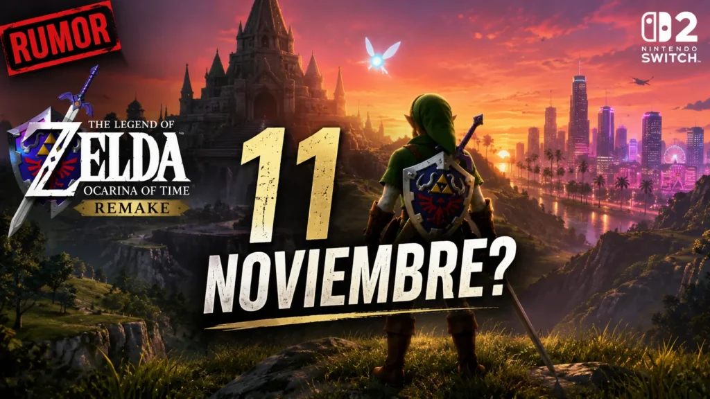 Rumor sobre el posible lanzamiento de Zelda Ocarina of Time Remake para Nintendo Switch 2.