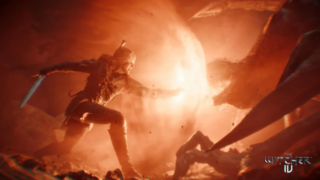 Material promocional oficial de The Witcher 4