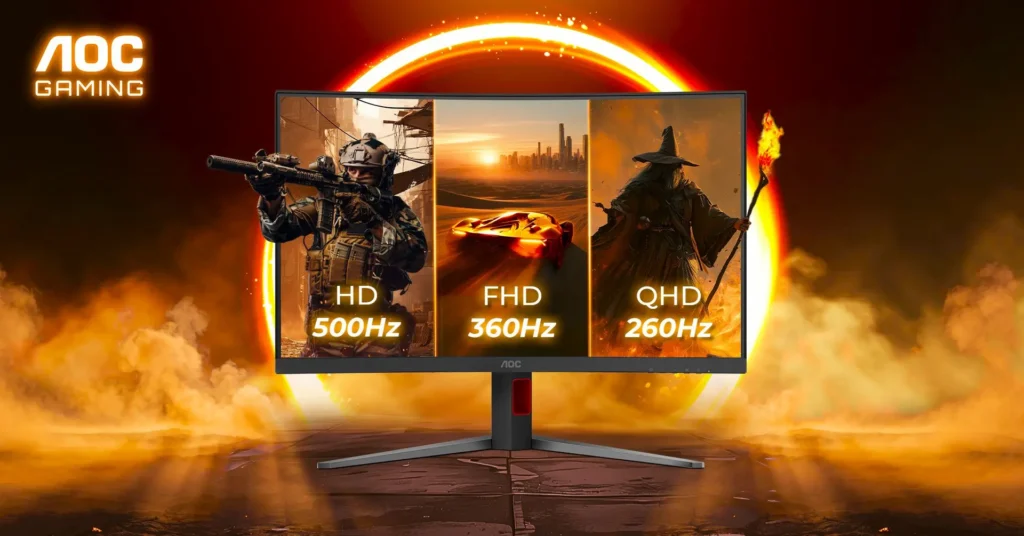 AOC AGON CQ32G4ZA con Triple Mode y hasta 500 Hz