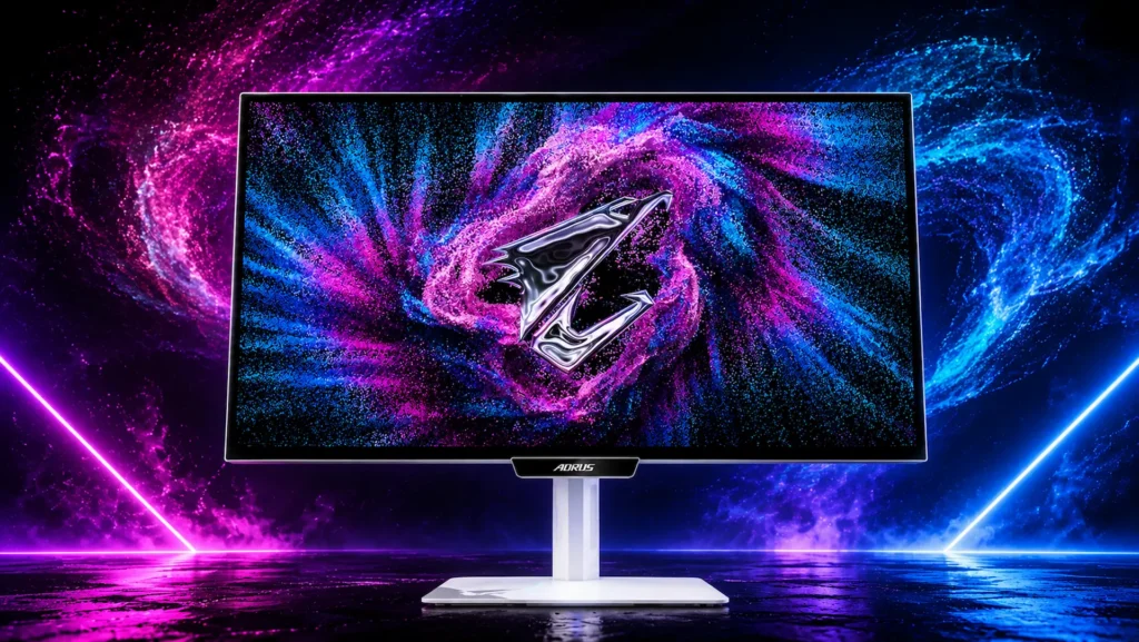 Gigabyte AORUS FO27U24GP ICE monitor OLED 4K de 27 pulgadas
