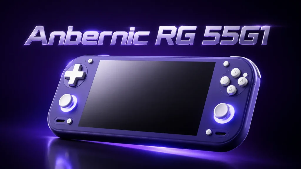 Anbernic RG 55G1 con Snapdragon G1 Gen 2