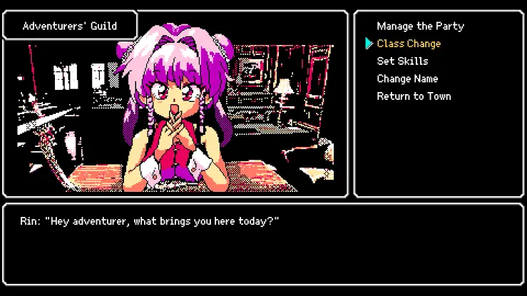 Sistema de clases y habilidades de Crescent Tower RISING