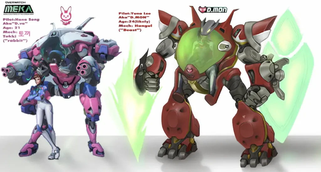 D.Mon combate junto a D.Va en el nuevo corto animado de Overwatch