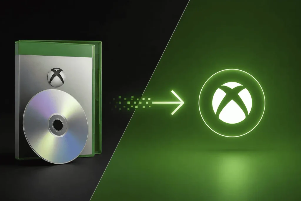 Juegos físicos de Xbox convertidos en licencias digitales
