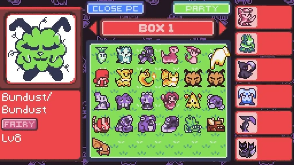 Personajes jugables de Dokimon Quest