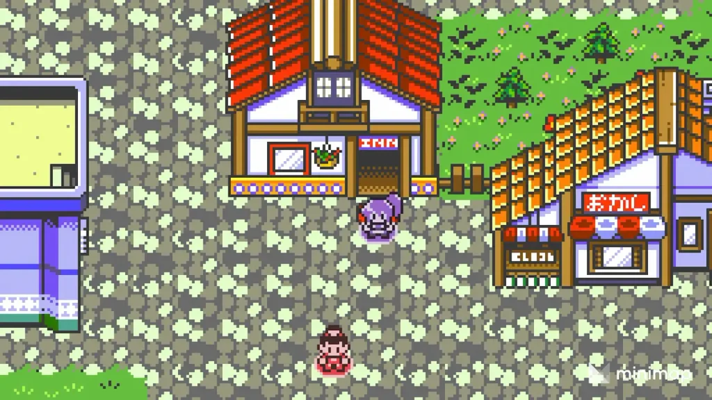 Mundo de Dokimon Quest con criaturas y escenarios pixel art