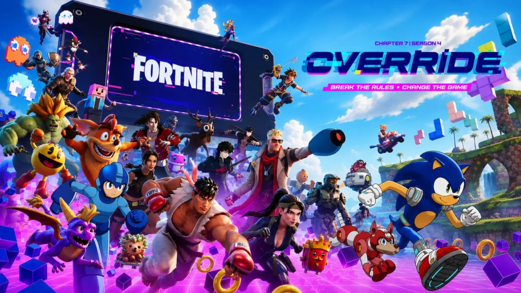 Fortnite Override muestra las novedades de la Temporada 4