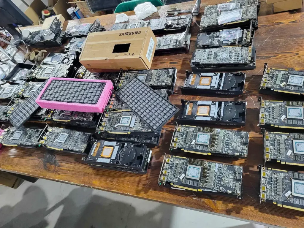 RTX 2080 Ti modificada con 22 GB de VRAM orientada a inteligencia artificial