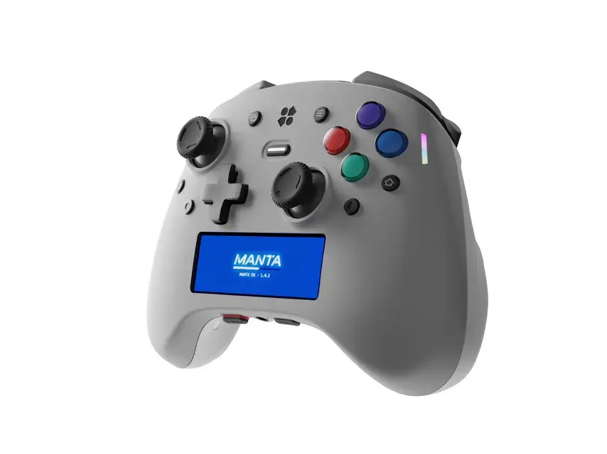 Genki Manta, mando gaming con pantalla integrada de 2,79 pulgadas y 8.000 Hz