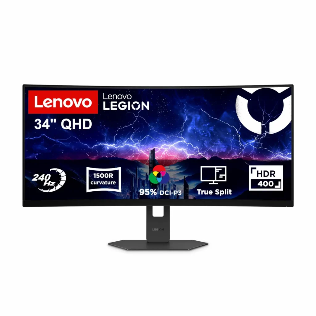 Lenovo Legion 34W-2c, monitor ultrawide de 34 pulgadas con resolución 3440 × 1440 y 240 Hz