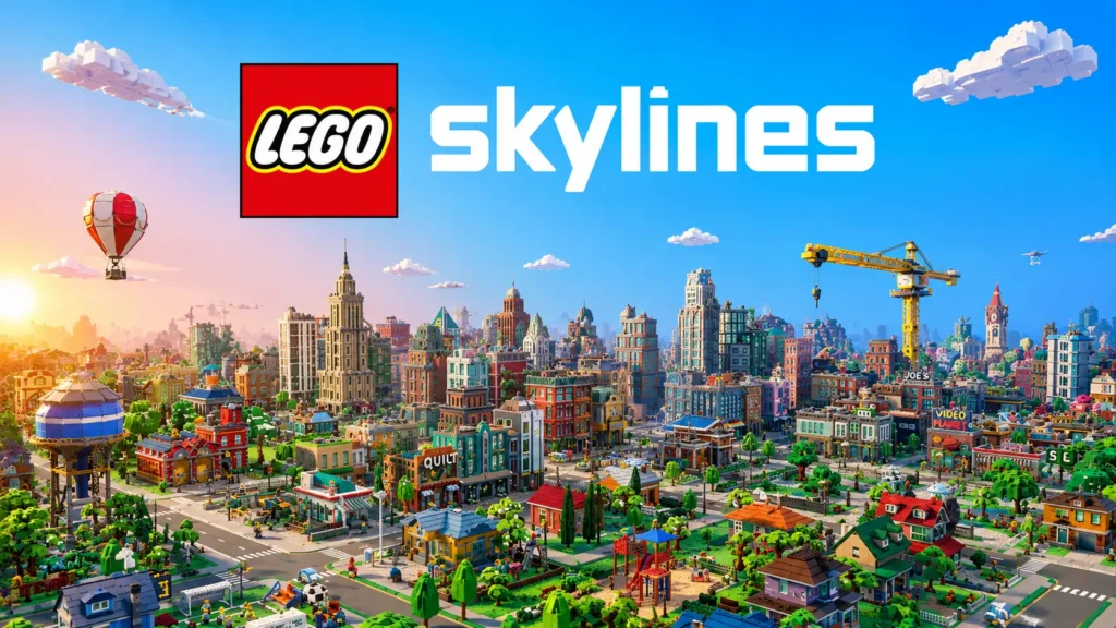 LEGO Skylines muestra su ciudad construida con piezas LEGO