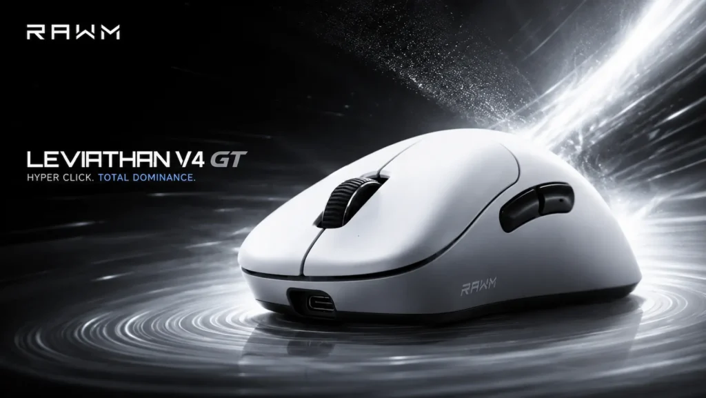 RAWM Leviathan V4 GT ratón gaming inalámbrico