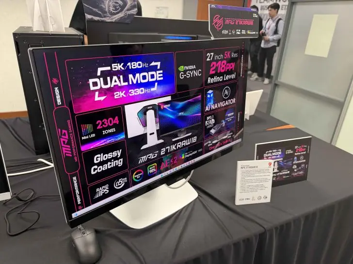 El monitor MSI MPG 271KRAW18 podría ser cancelado por problemas de viabilidad técnica