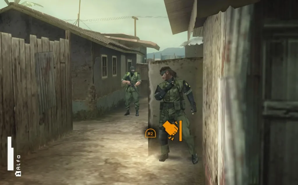 Metal Gear Solid 4 funcionando en resolución 4K.