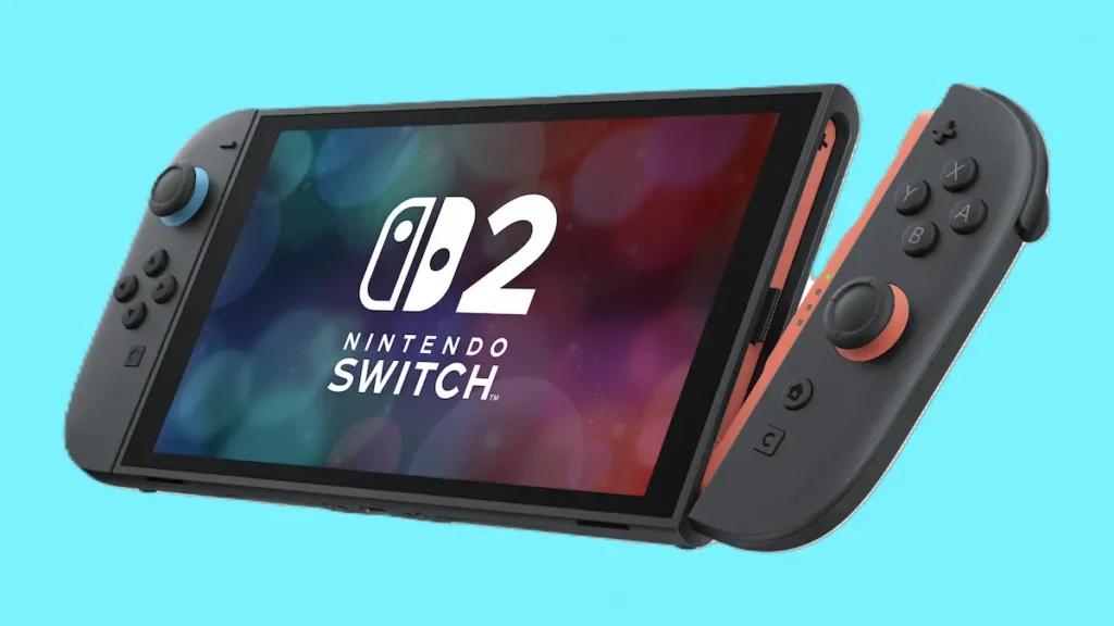 Nintendo Switch 2 en un kiosco de demostración con aviso de subida de precio