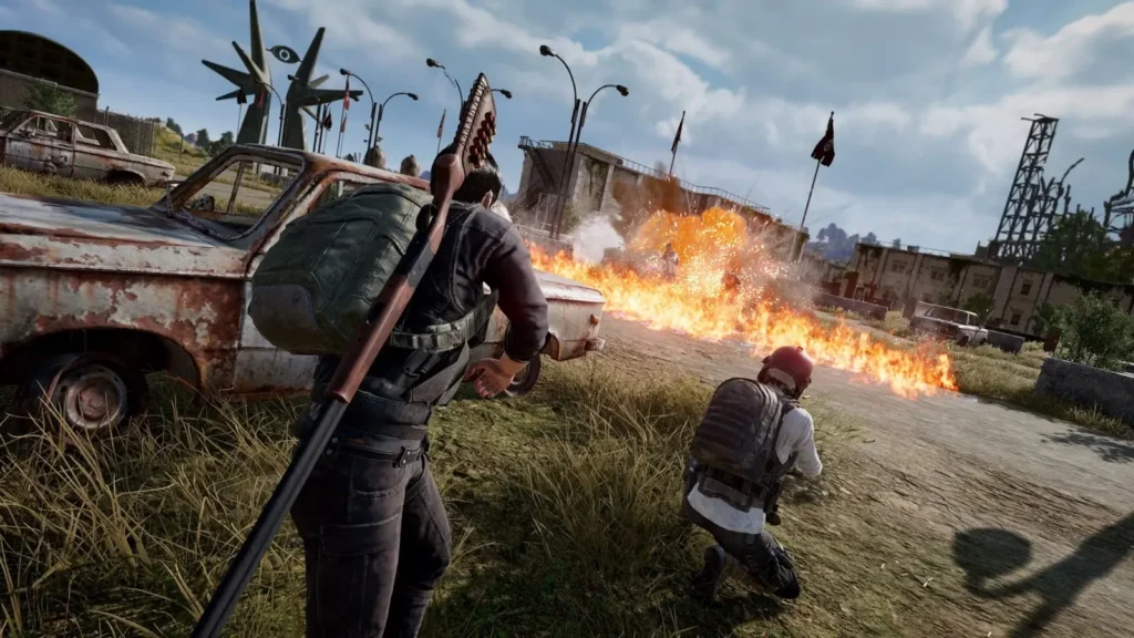 Jugador creando un modo personalizado en PUBG Playgrounds para el concurso de CurseForge