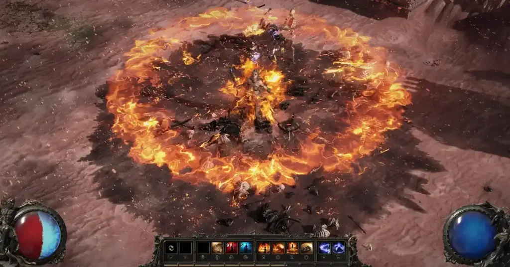 Path of Exile 2 muestra combates con espadas