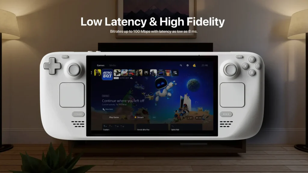 Asobi Remote Play convierte Steam Deck en un cliente para jugar a juegos de PS5 mediante streaming