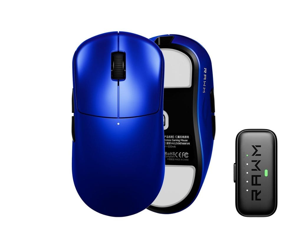 RAWM Leviathan V4 GT con switches ópticos y magnéticos