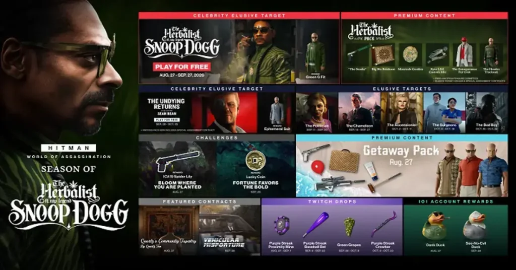 Haven Island acoge la nueva misión de Hitman con Snoop Dogg
