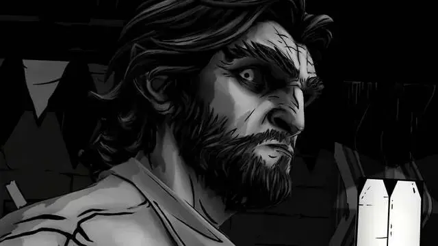 Bigby Wolf aparece en blanco y negro en The Wolf Among Us Remastered