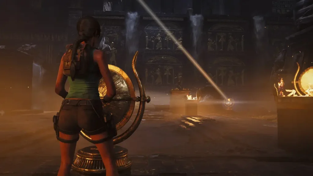 Lara Croft utiliza Focus para ralentizar el tiempo en Legacy of Atlantis