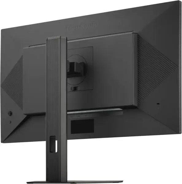 Trasera ViewSonic XG2738-2K-OLED con resolución QHD y diseño plano