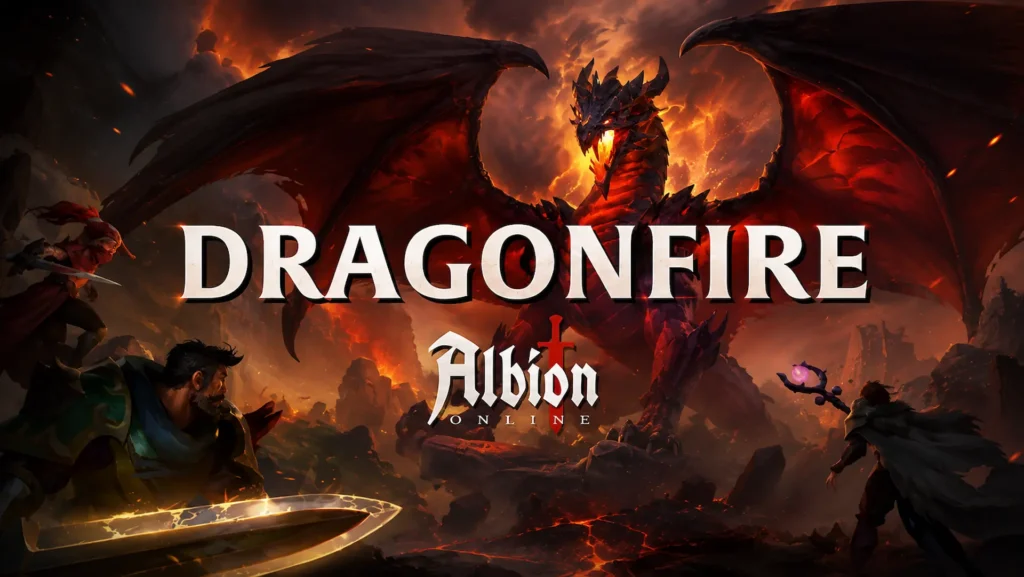 Dragonfire, la nueva actualización de Albion Online con dragones.
