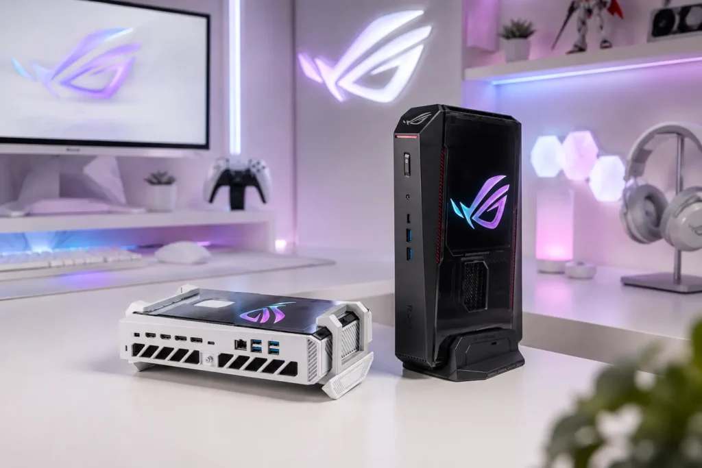 ASUS ROG NUC 16 con RTX 5070 Ti en formato mini PC gaming