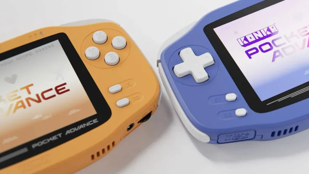 La KONKR Pocket Advance recupera el diseño clásico de Game Boy Advance con controles modernos.