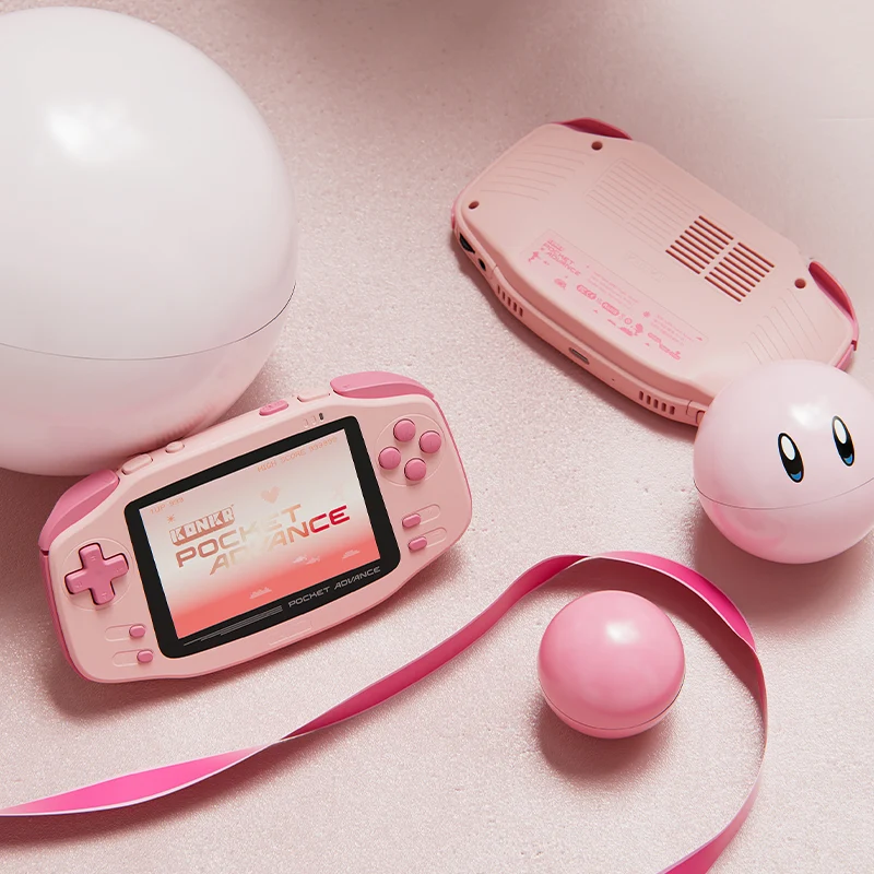 Nueva edición rosa de la consola portátil AYANEO KONKR Pocket Advance